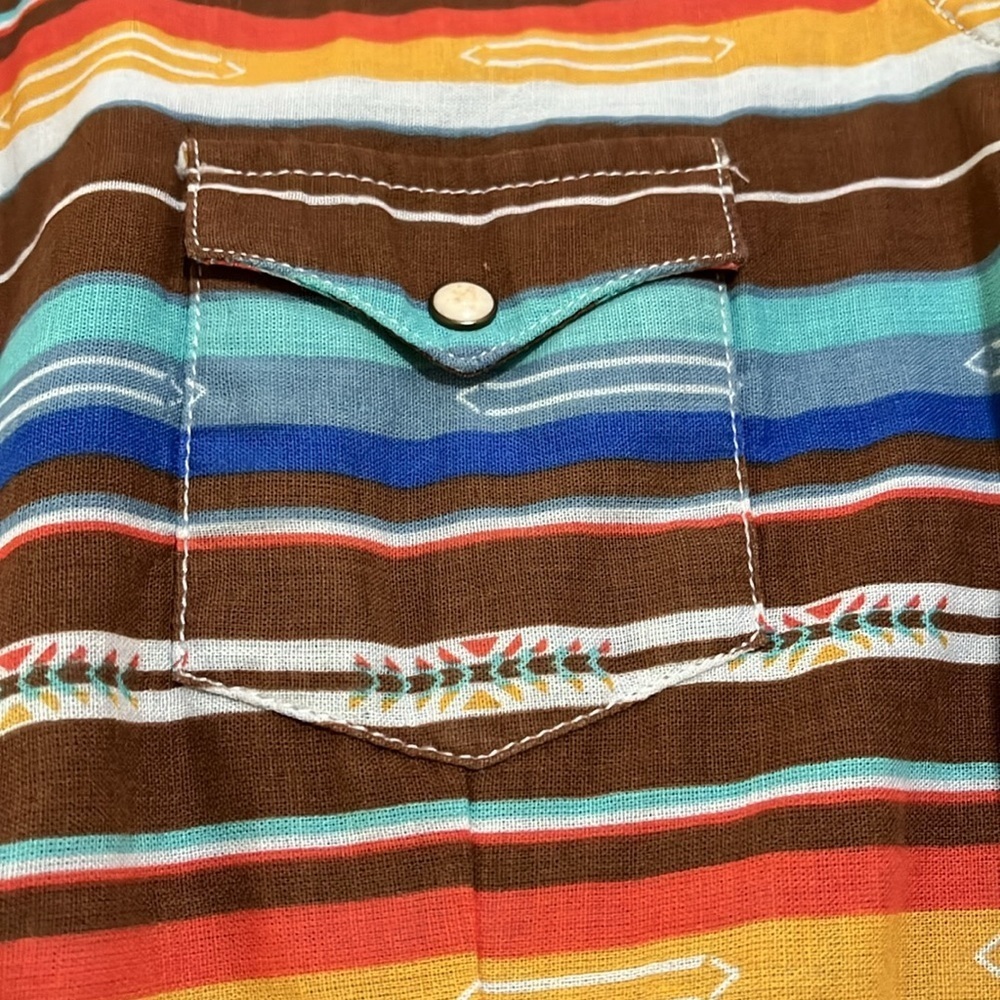 Womens Panhandle Rough Stock pearl snap shirt size medium - Picture 5 of 8